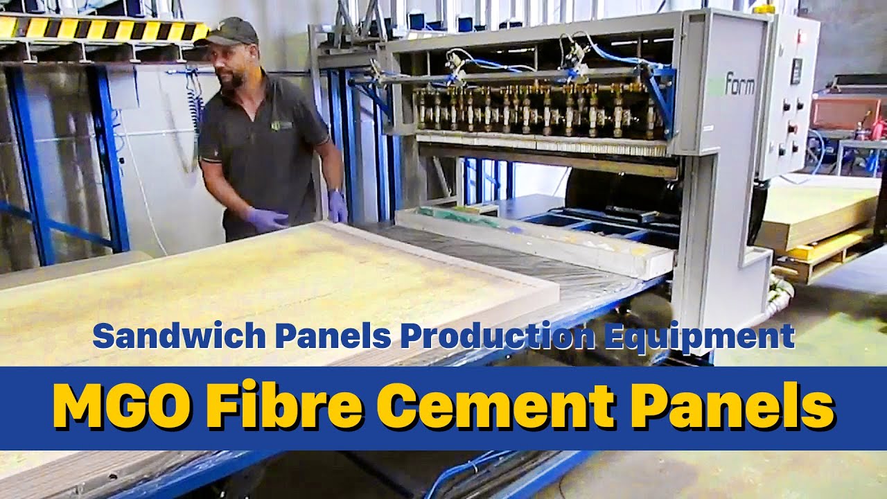 Sandwich Panels Production Equipment MGO Fibre Cement Panels