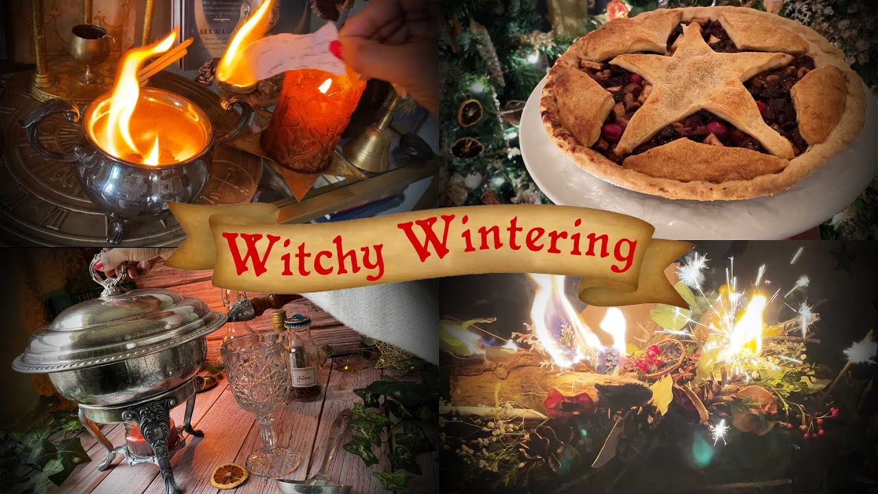 Celebrating Winter As A Cottage Witch ❄️ Yule Log Fire Spell 🔥 Kitchen Magick & Wintering Rituals