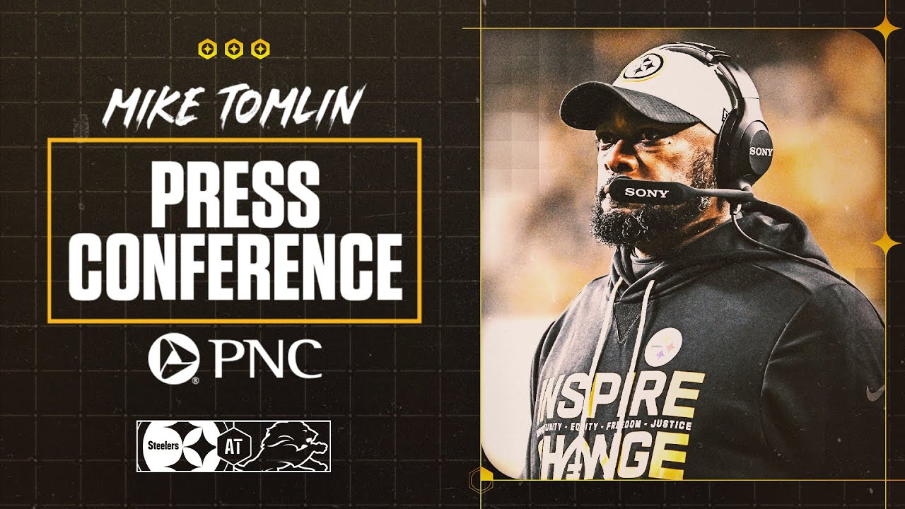 Coach Tomlin Press Conference (Week 16 at Detroit Lions) | Pittsburgh Steelers