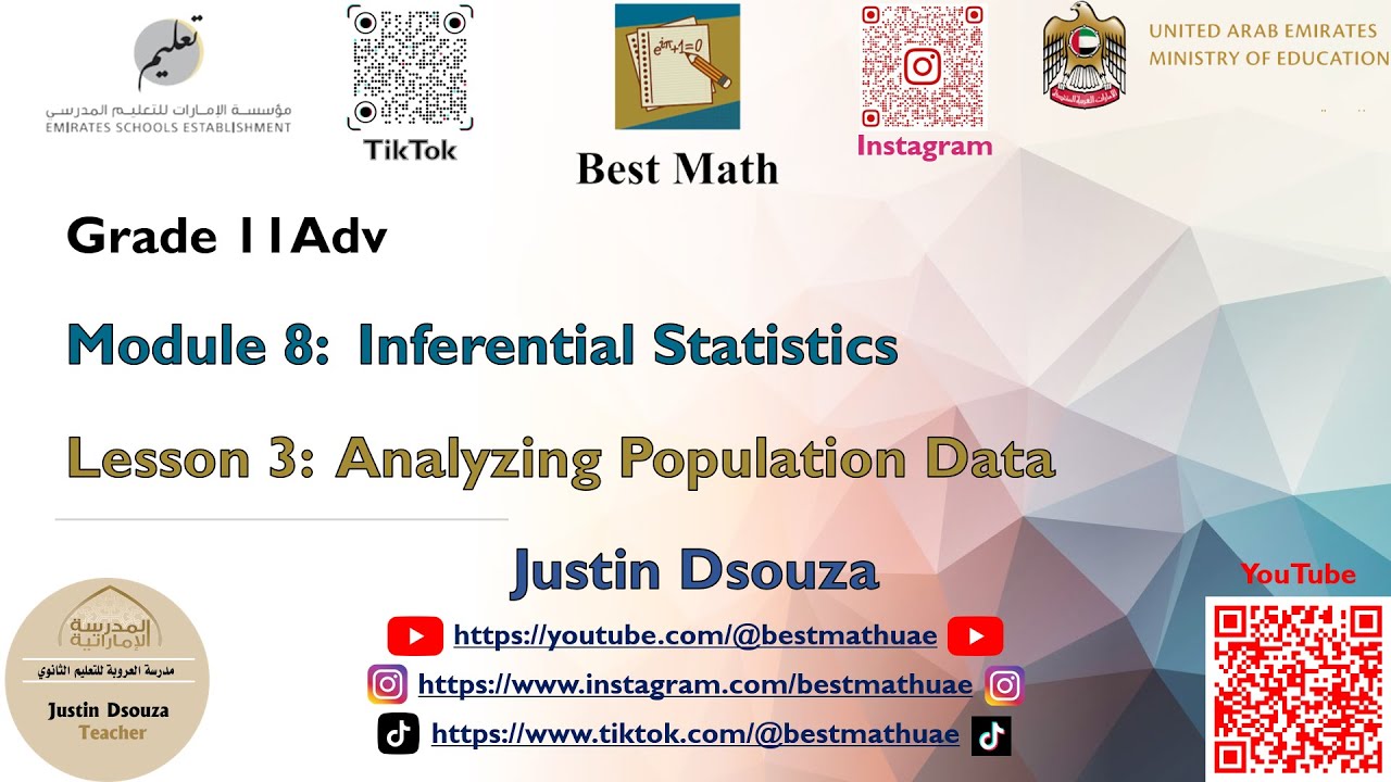 Analyzing Population Data [Module 8 Lesson 3]