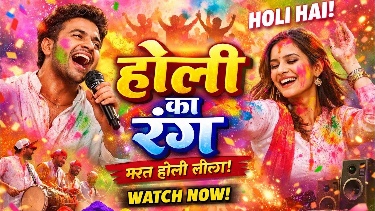 होली का रंग 2026 🔥 New Holi Song | DJ Holi Mashup | Holi Special Song Hindi