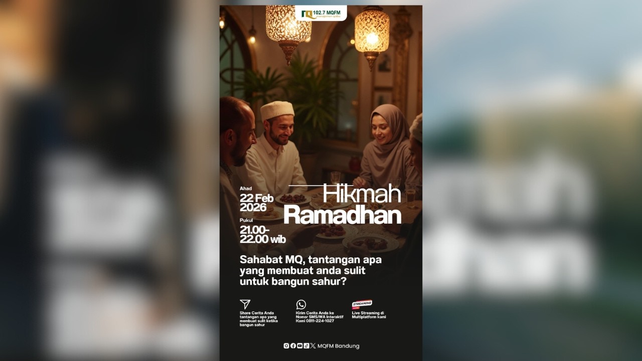 Sahabat MQ, tantangan apa yang membuat anda sulit untuk bangun sahur?