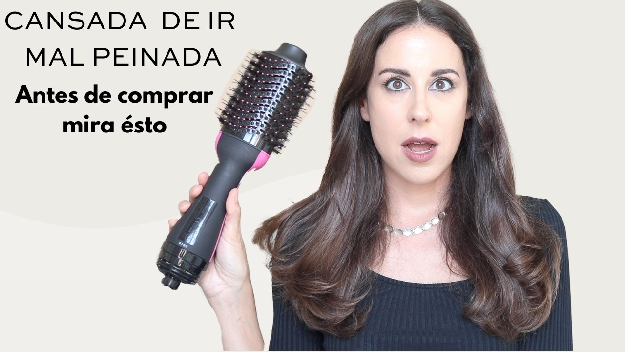 PELAZO increíble en pocos minutos. Lo que este Cepillo hace... REVIEW Cepillo Secador REVLON