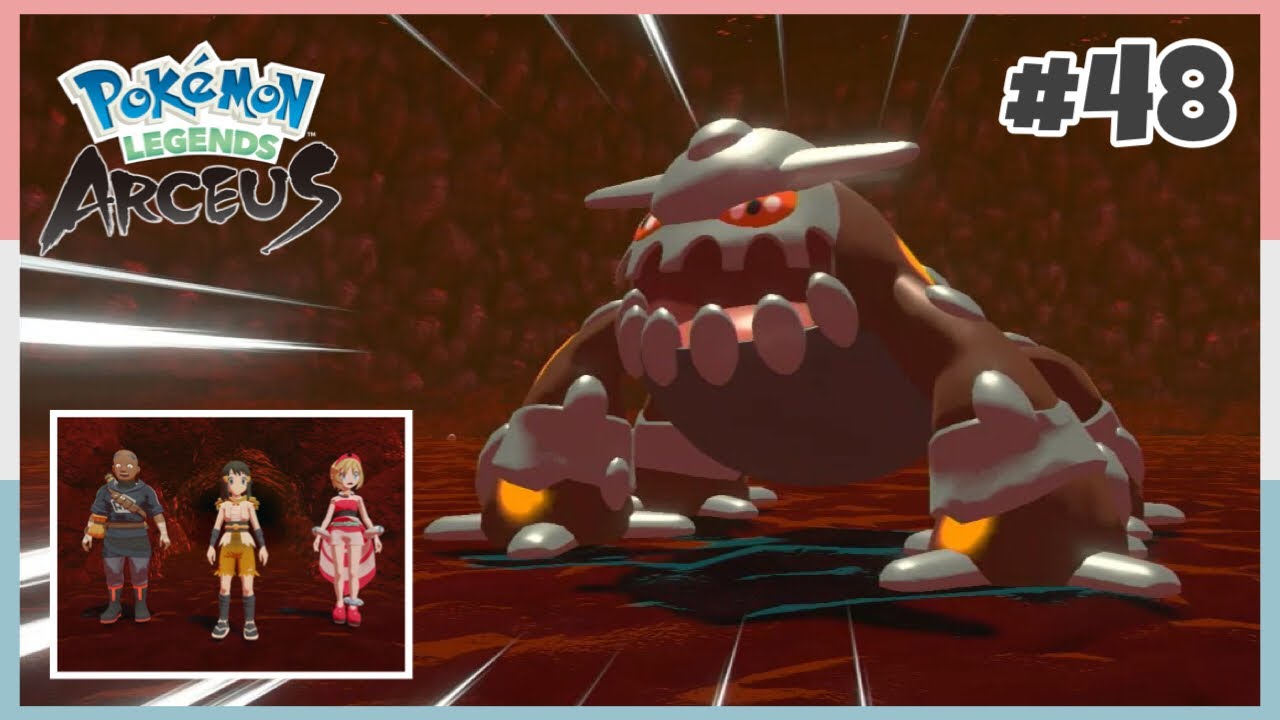 Catching Heatran & Getting The Iron Plate In Pokemon Legends Arceus #48 *No Commentary*