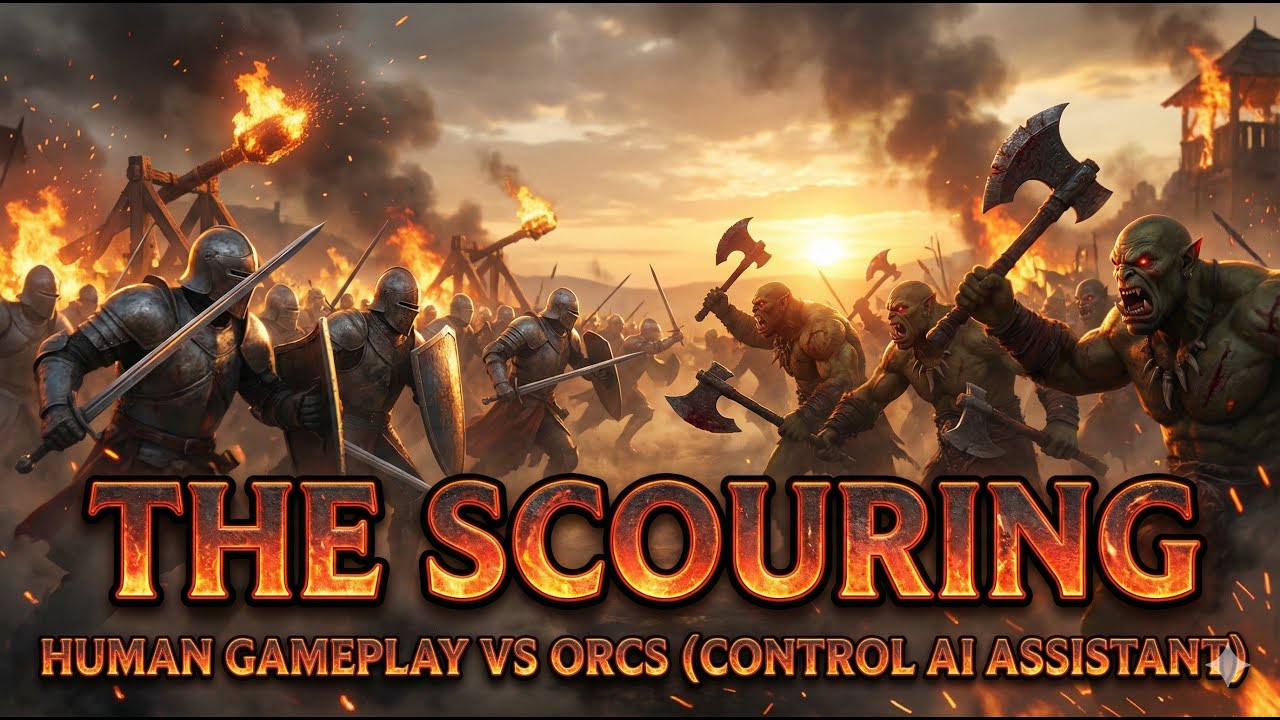 The Scouring #2: Human Gameplay vs Orcs (Control Ai Asistant) HARD version