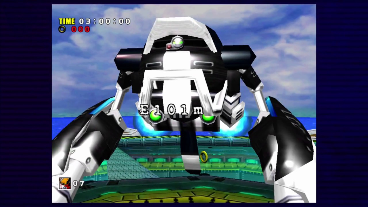 Sonic Adventure (Gamma's Story) Boss Fight #6 - E-101 Beta Mk II