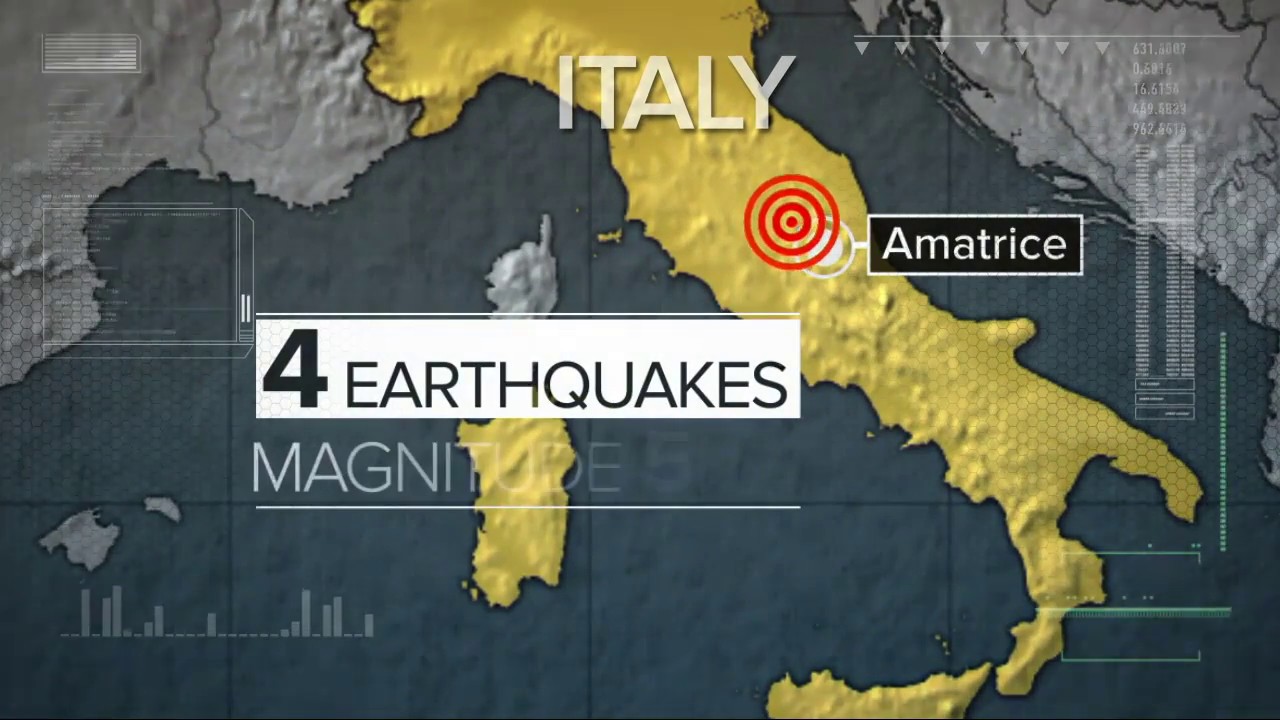 Four Strong Earthquakes Hit Central Italy