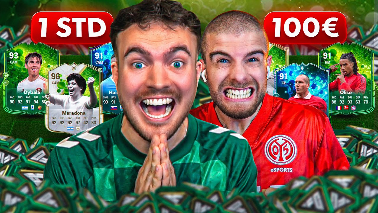 BESTER SPIELER in FC 25?! WER erreicht MEHR in 1 STUNDE mit 100€ in FC 25 🔥🤯 (ACCOUNT BATTLE 🏆)