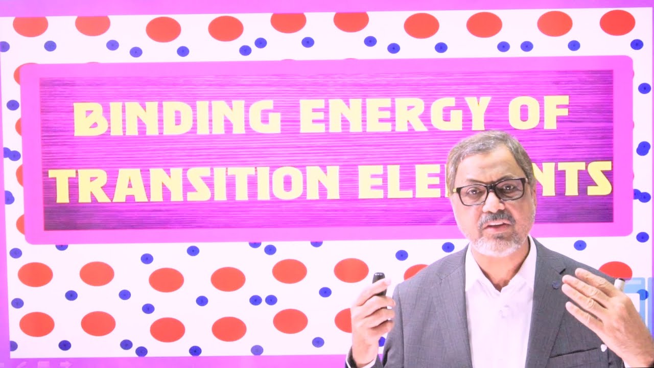 Binding energy of transition elements / Prof. Dr. Moazzam / XII Chemistry