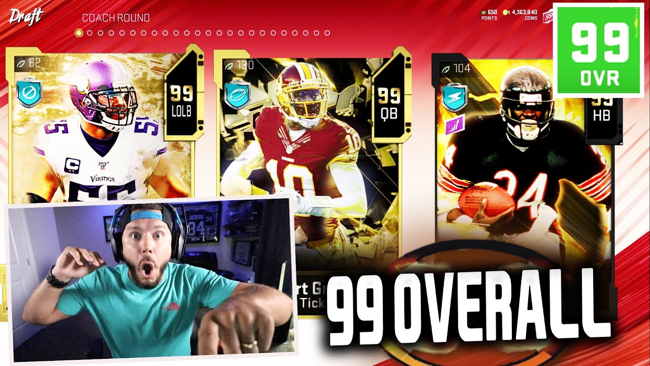 A 99 OVERALL IN DRAFT! Madden 20 Draft Champions Gameplay