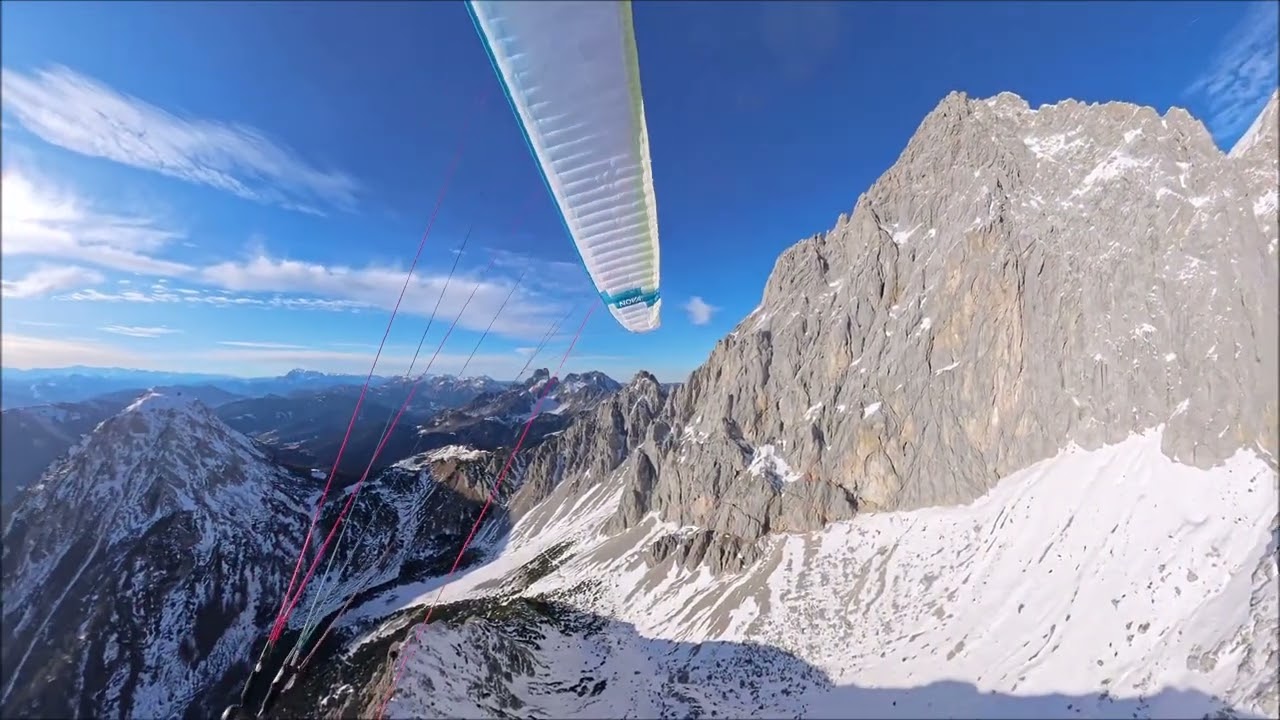 Thermikflug im Dezember