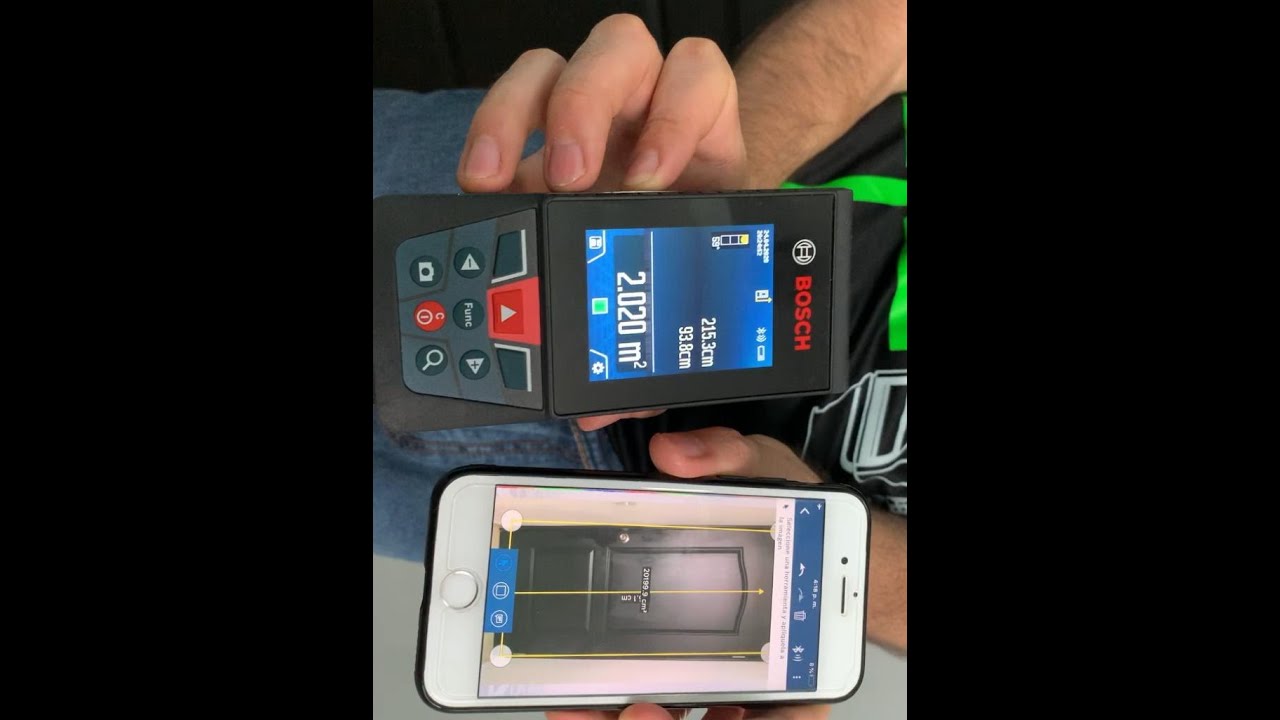 APP Measuring Master para Medidor Láser Bosch GLM120C, ¿Como usar la aplicación junto con el equipo?