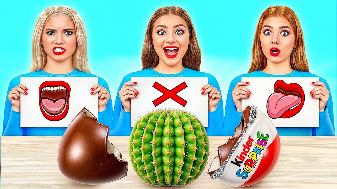 عضة لعقها أو لا شيء تحدي | التحدي المجنون Jelly DO Challenge