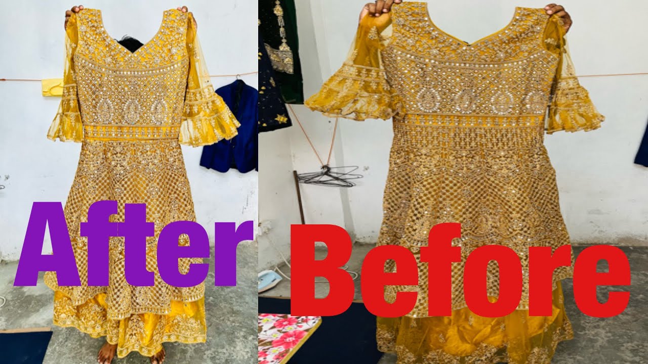 Readymade Gown Ki Fitting Kaise Karen | Readymade Frock Fitting Kaise Karen