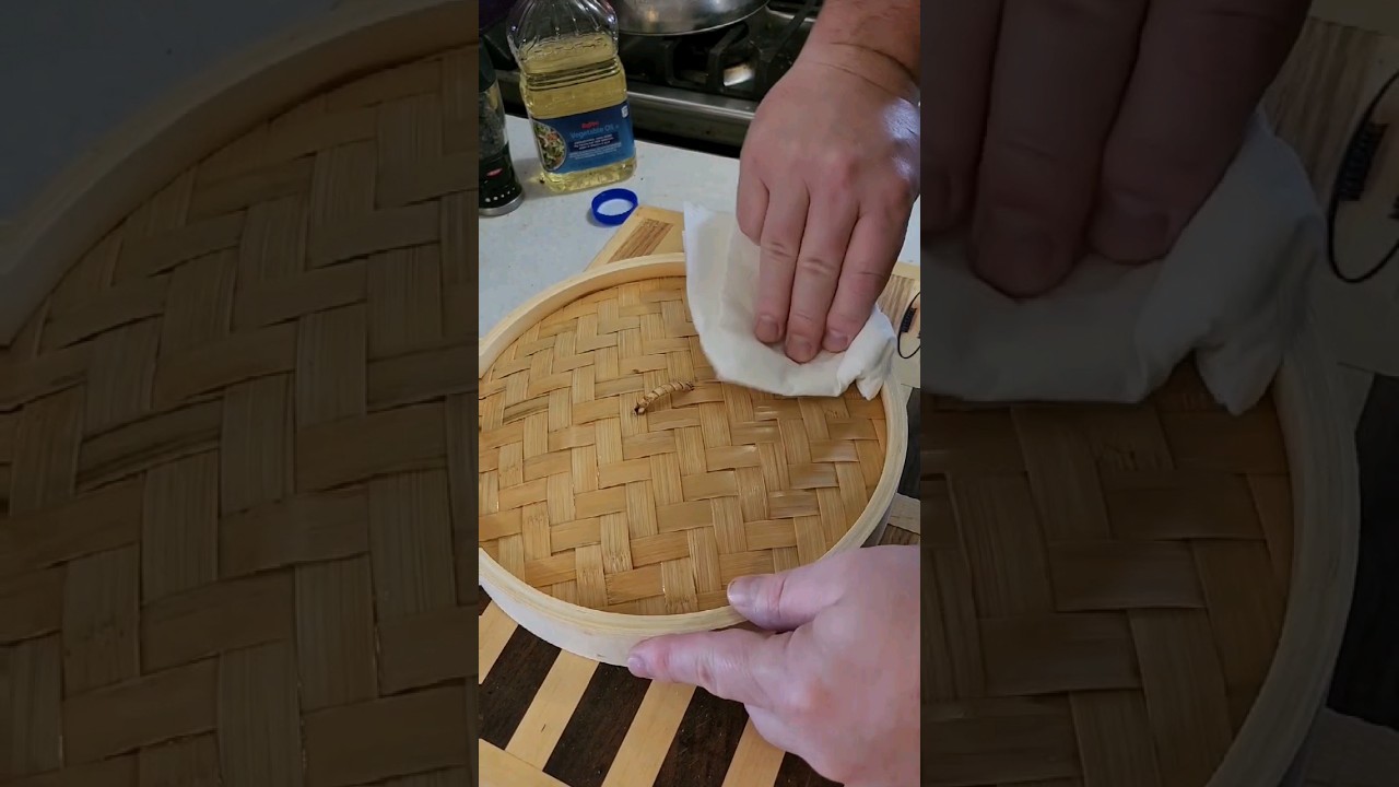 This is a must when you purchase a new bamboo steamer.👨&zwj;🍳