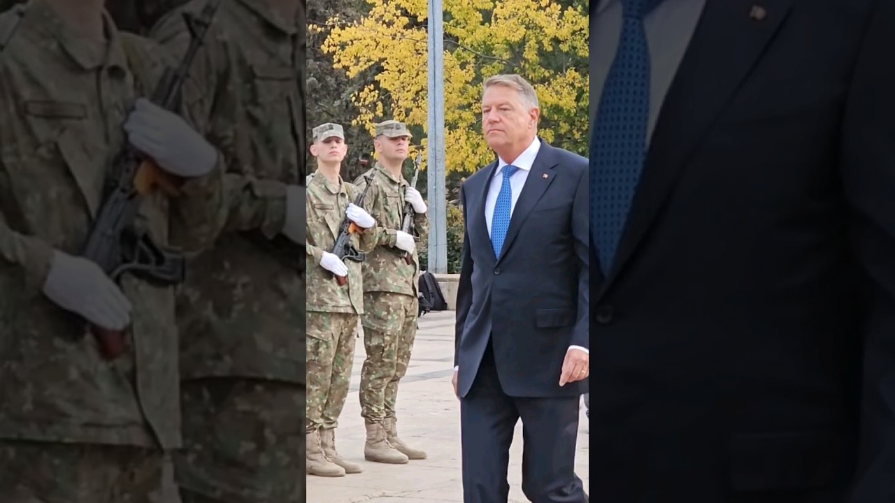 Klaus Iohannis la Ziua Armatei. Video Cristian Otopeanu