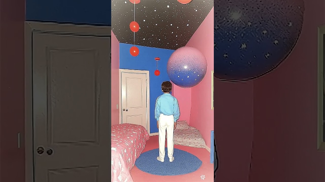 Dreamcore Bedroom with Floating Planet ✧ Surreal Aesthetic