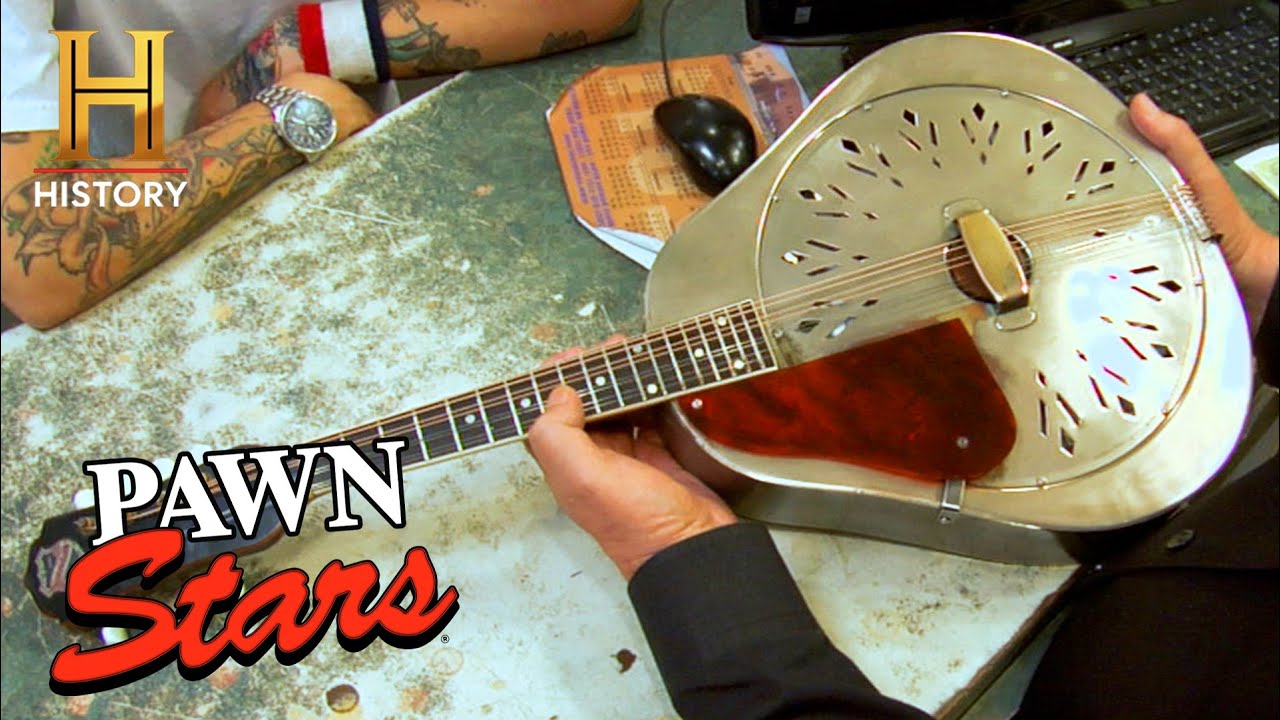 Vintage Metal Mandolin Gets A $1,000 Makeover! (Season 5) | Pawn Stars