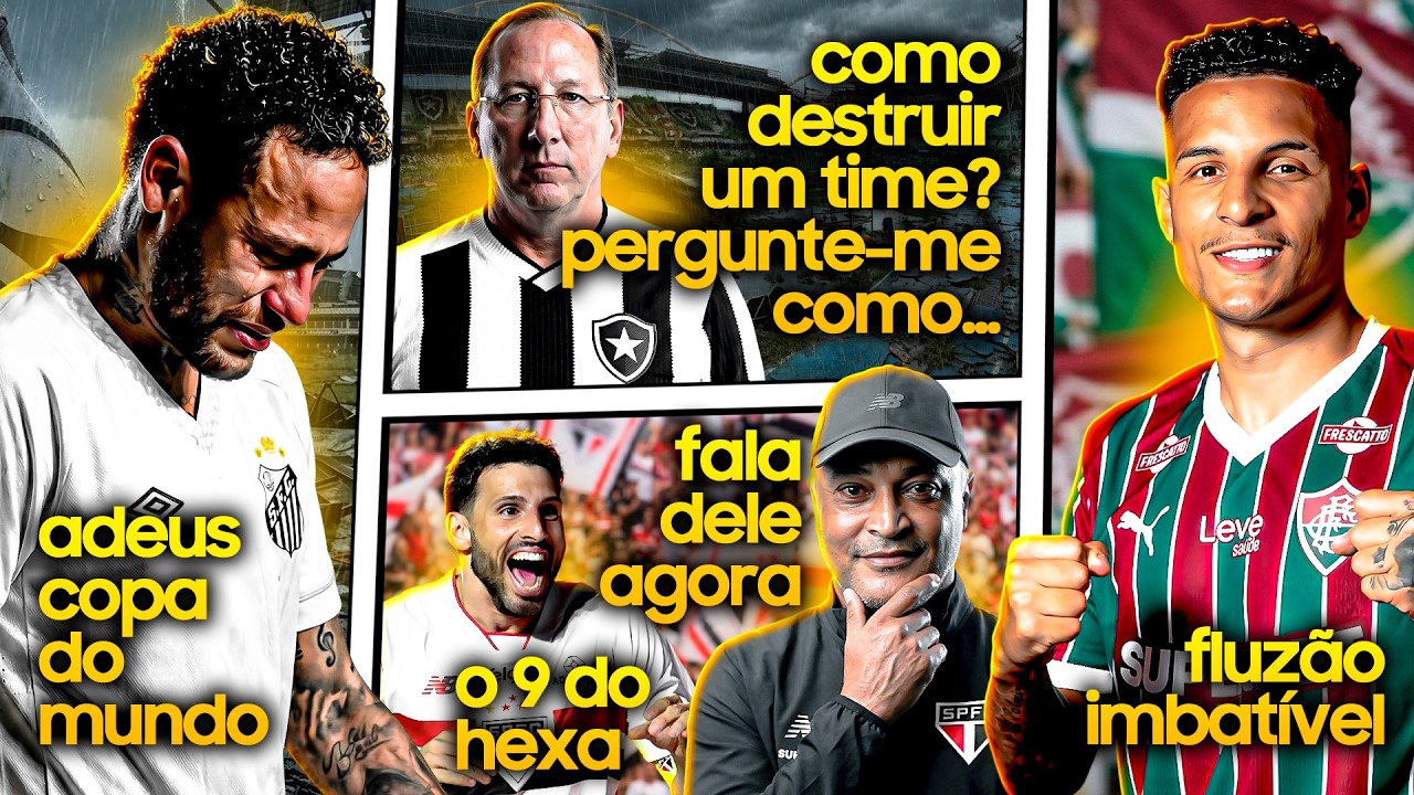 NEYMAR NÃO JOGOU NADA | Fala do ROGER MACHADO agora | Botafogo DESTRUÍDO - E MUITO mais