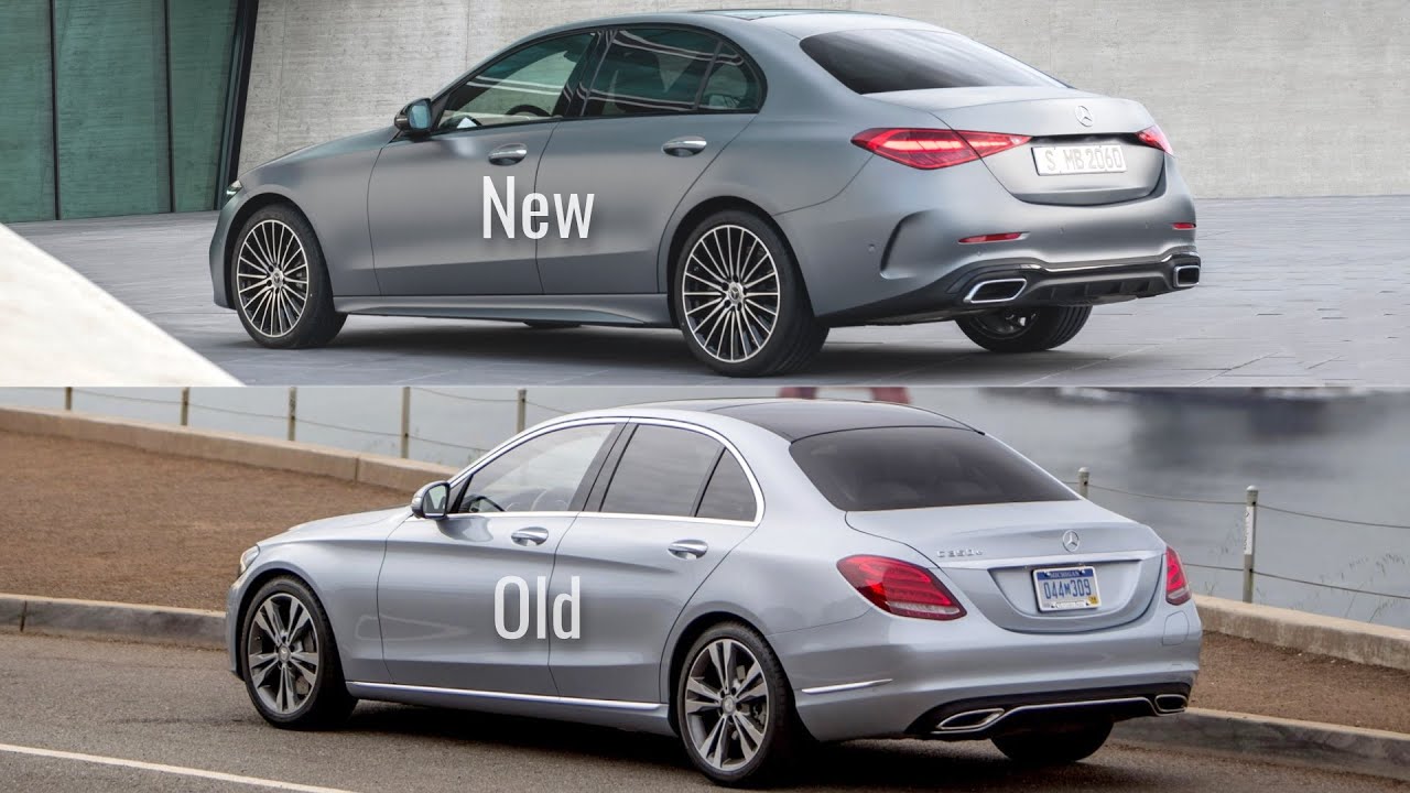 Mercedes C-Class 2022 года против старого Mercedes C-Class