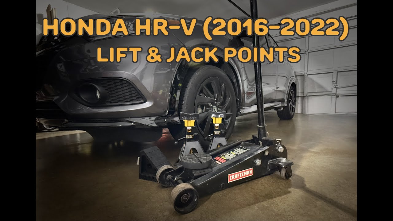 Honda HR-V Lift & Jack Points (2016 - 2022)