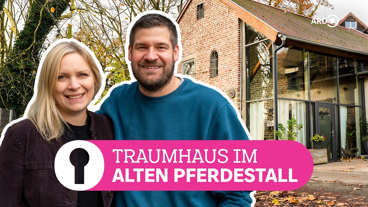 Industrie-Charme und DIY-Umbau: Alter Pferdestall wird originelles Zuhause | ARD Room Tour