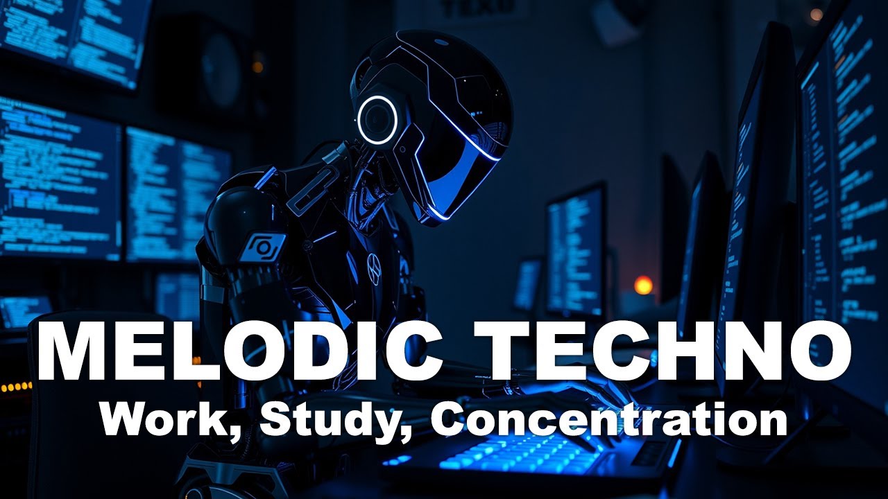 Melodic Techno Focus Mix | Work, Study, Concentration