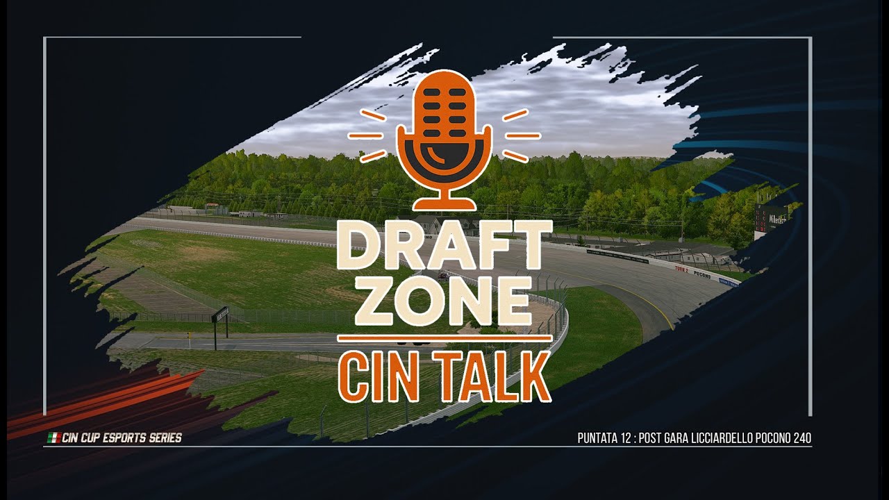 🎙️ DraftZone CIN Talk – Episodio 12 | Post Gara Licciardello Elaborazioni Pocono 240