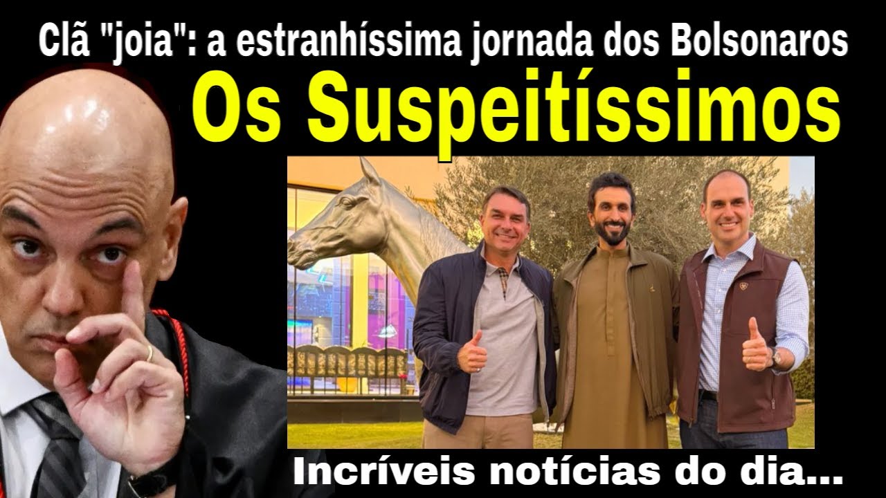CHOCANTE! FILHOS DE BOLSONARO VIRAM 