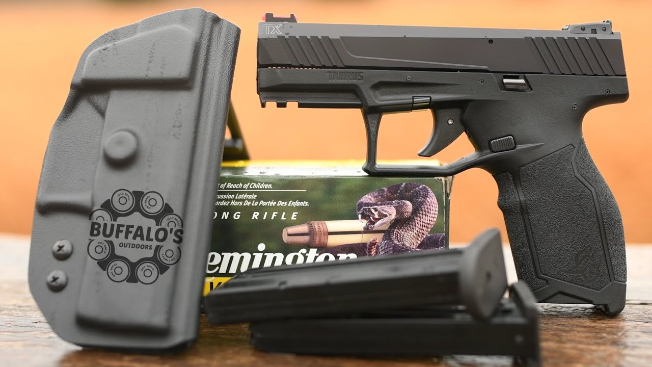 Taurus TX22 Holster and Fiber Optic Sight