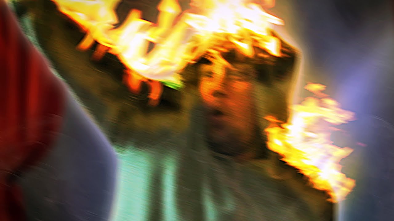 DANCER CATCHES ON FIRE!? | Ryan Dance