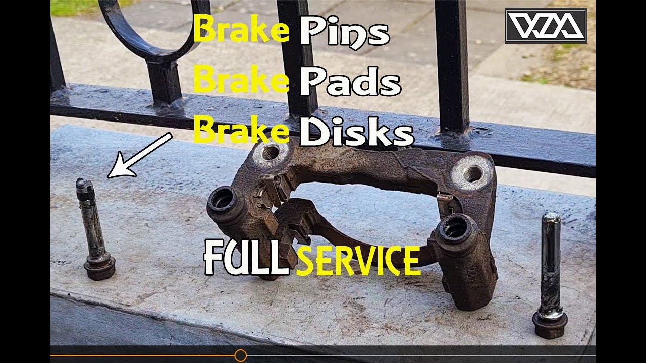 Brake Caliper Pins Pads and Disks FULL SERVICE