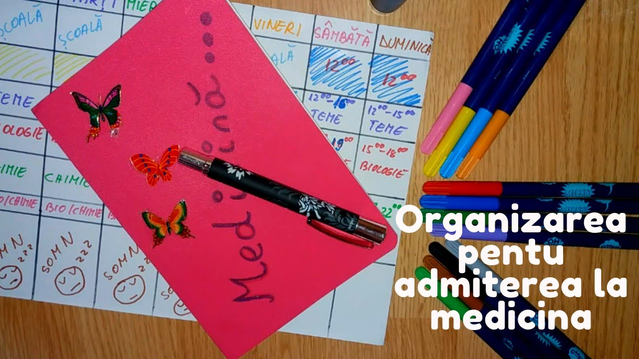 CUM M-AM ORGANIZAT PENTRU EXAMENUL DE ADMITERE LA MEDICINA- Sfaturi pentru admiterea la medicina