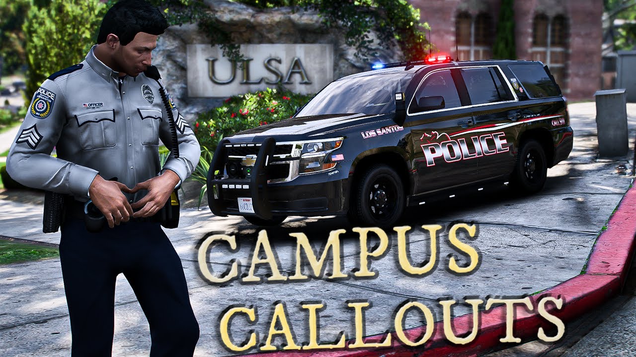 Первый взгляд на LSPDFR: НОВЫЕ обозначения кампуса!