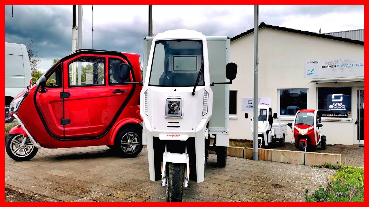 ⚡ Wir testen die kleinsten E-Autos der Welt! ⚡ Kann #tesla jetzt einpacken? - #kabinenroller - Test!
