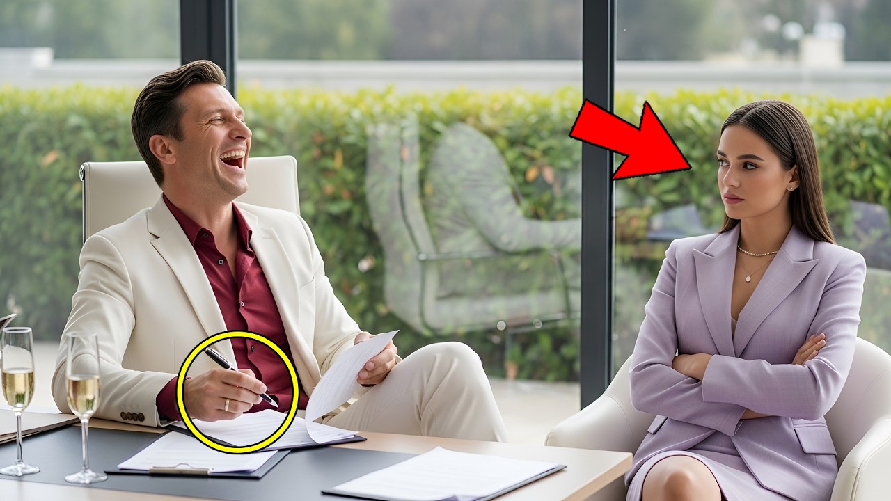He Signed the Divorce Papers Laughing — Not Knowing She Owned Half His Empire...