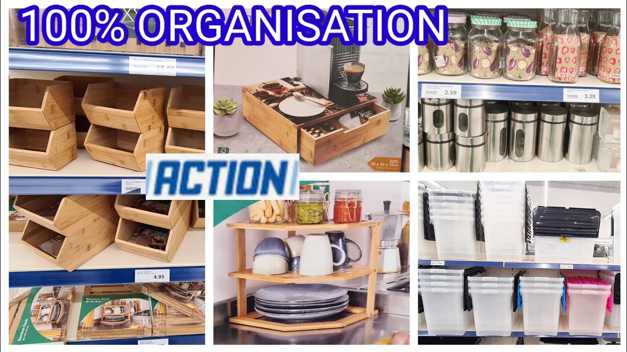 ACTION✨️100% ORGANISATION RANGEMENT A PETITS PRIX‼️14.08 #rangement  #action #bonplan #organisation