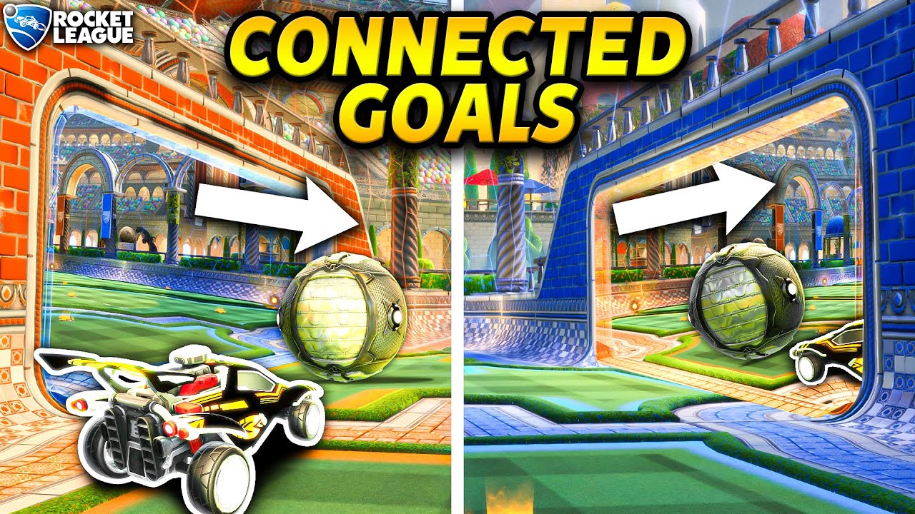 Rocket League, but the GOALS ARE CONNECTED