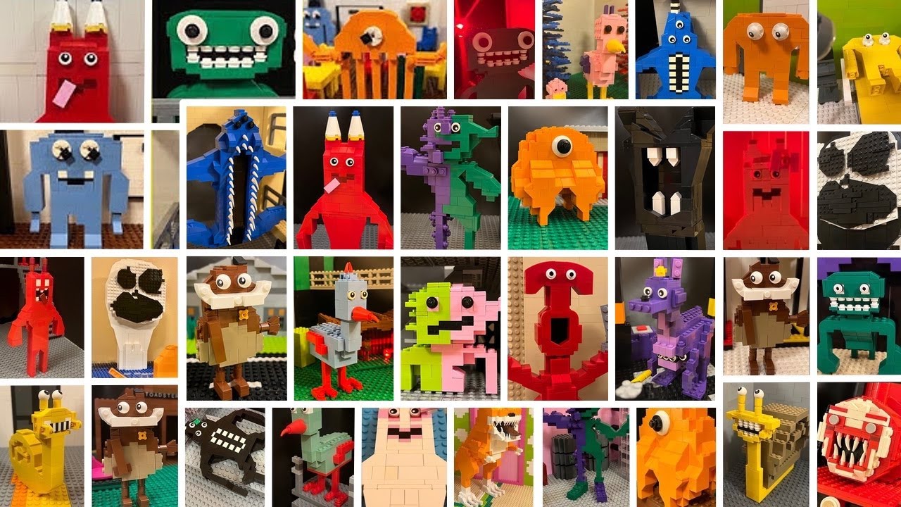All LEGO GARTEN OF BANBAN creatures | Euphoric Brothers’s Creepy World Compilation! 1,2,3,4 & 6