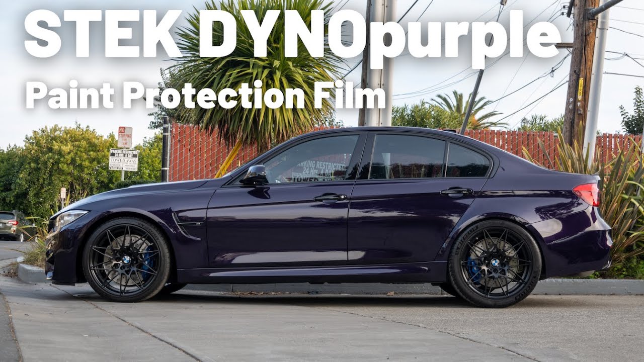 STEK DYNOpurple on a BMW M3 - Colored Paint Protection Film