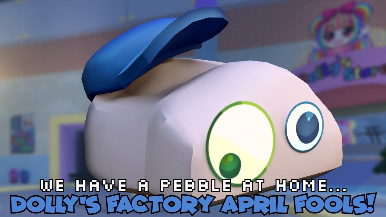Rocky became a REAL ROCK! April Fools from Dolly's Factory!