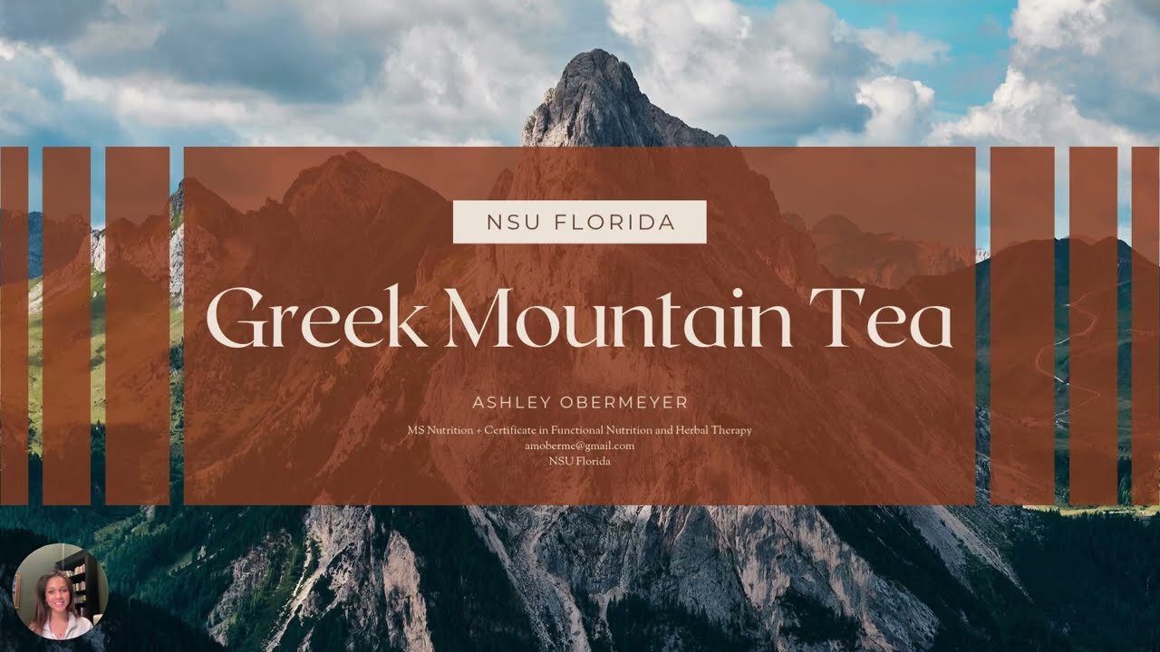 Greek Mountain Tea Lecture