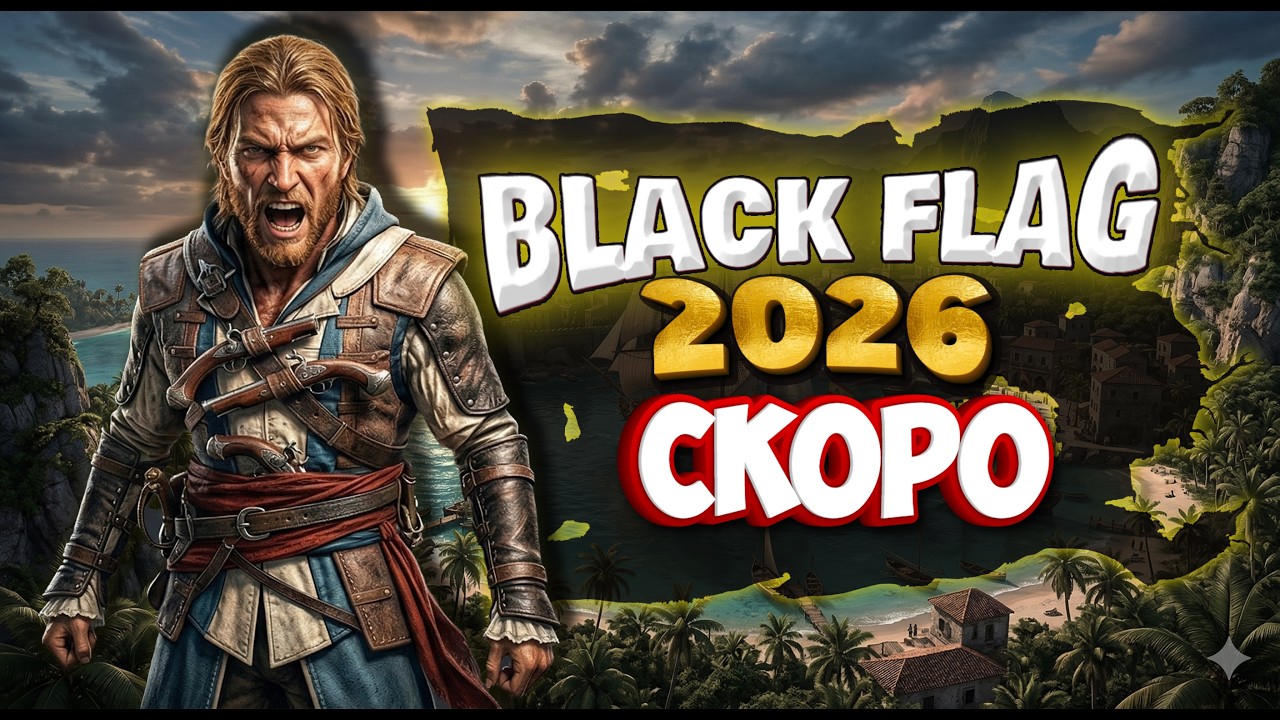 Ремейк Ассасин Крид Блек Флаг выходит в 2026!