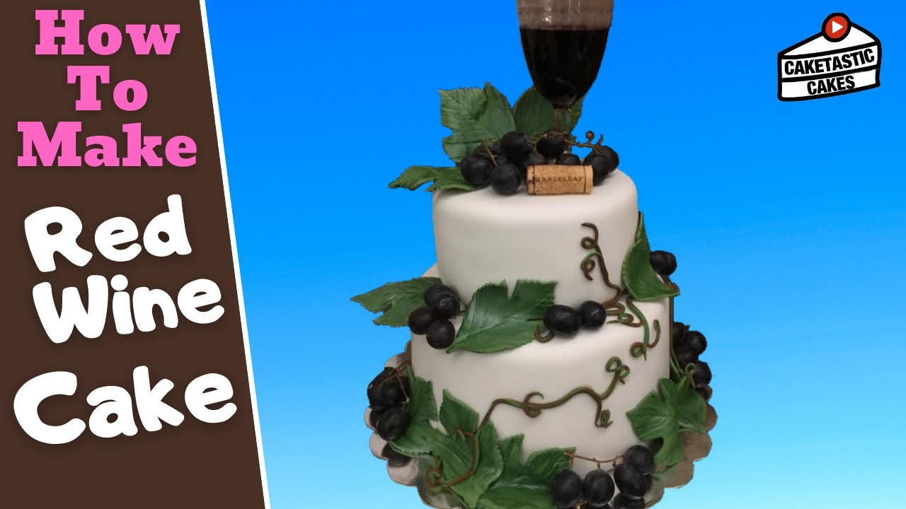 Red Wine Chocolate Cake Recipe Tutorial