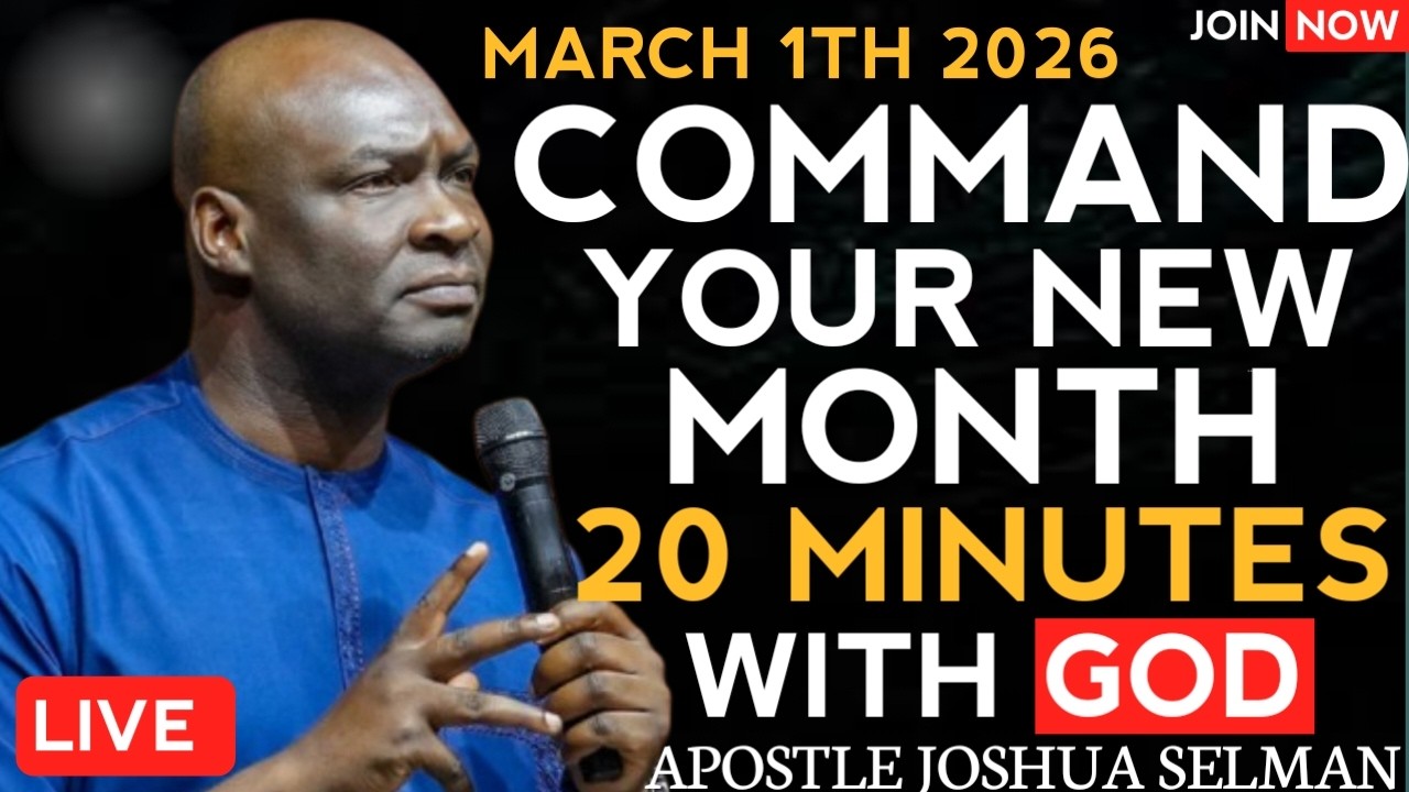 New Month Prophetic Prayer (March 2026) &ndash; Command Your Month With God