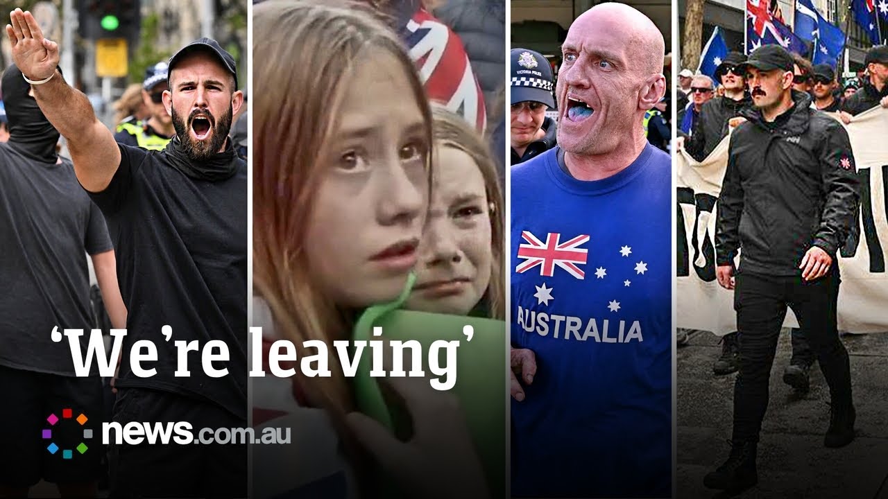 Why attendees of the 'March for Australia' protest walked out