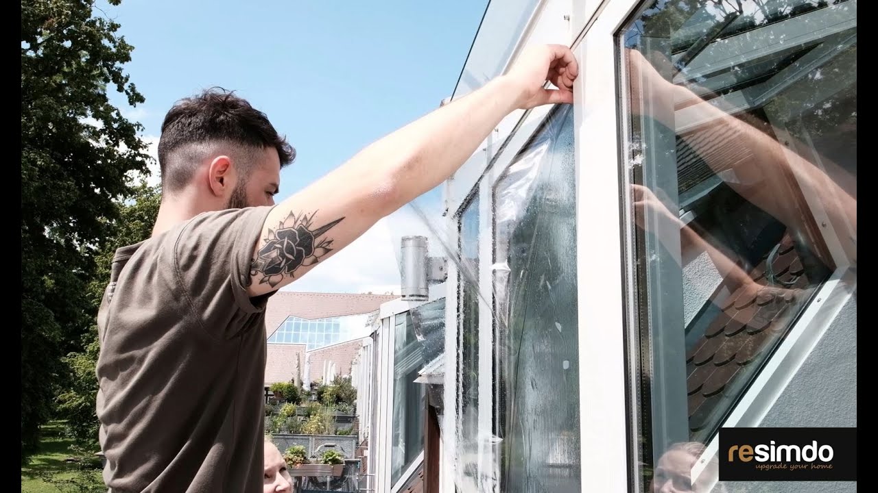 instructie en installatie video van zonwerende folie