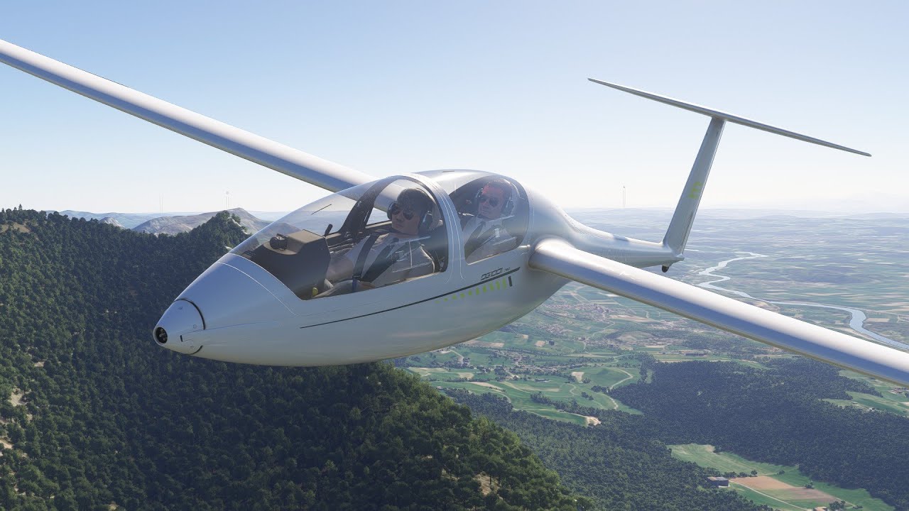 [MSFS2024] DG-1001E | Fly-around at Grenchen | Basic flight
