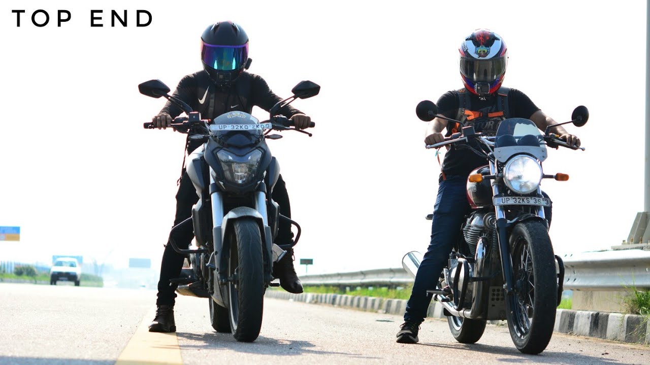 Dominar 400 2019 VS Interceptor 650 Top End Race