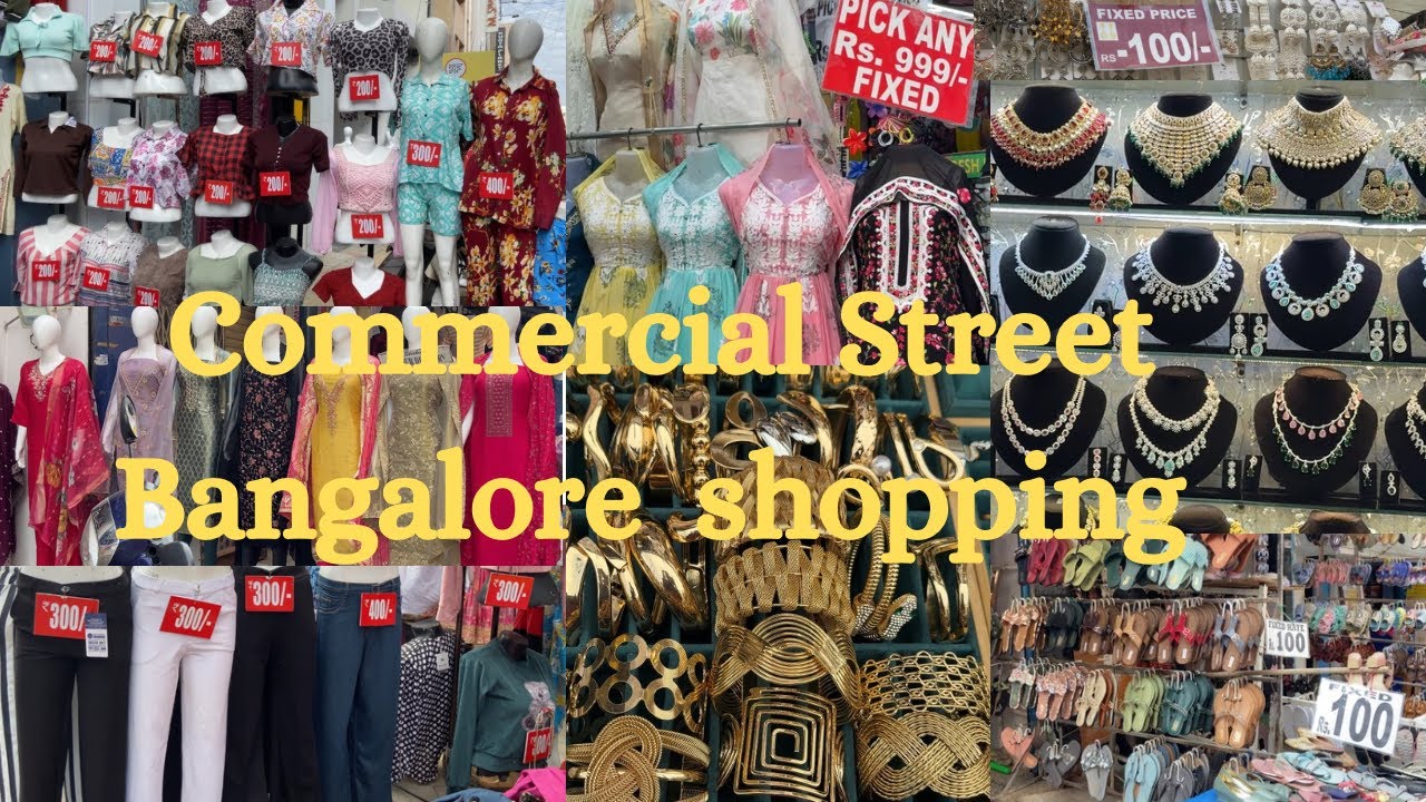 Commercial street Bangalore shopping 🎉🎉 || Shivaji Nagar Bangalore shopping || Best Street shopping